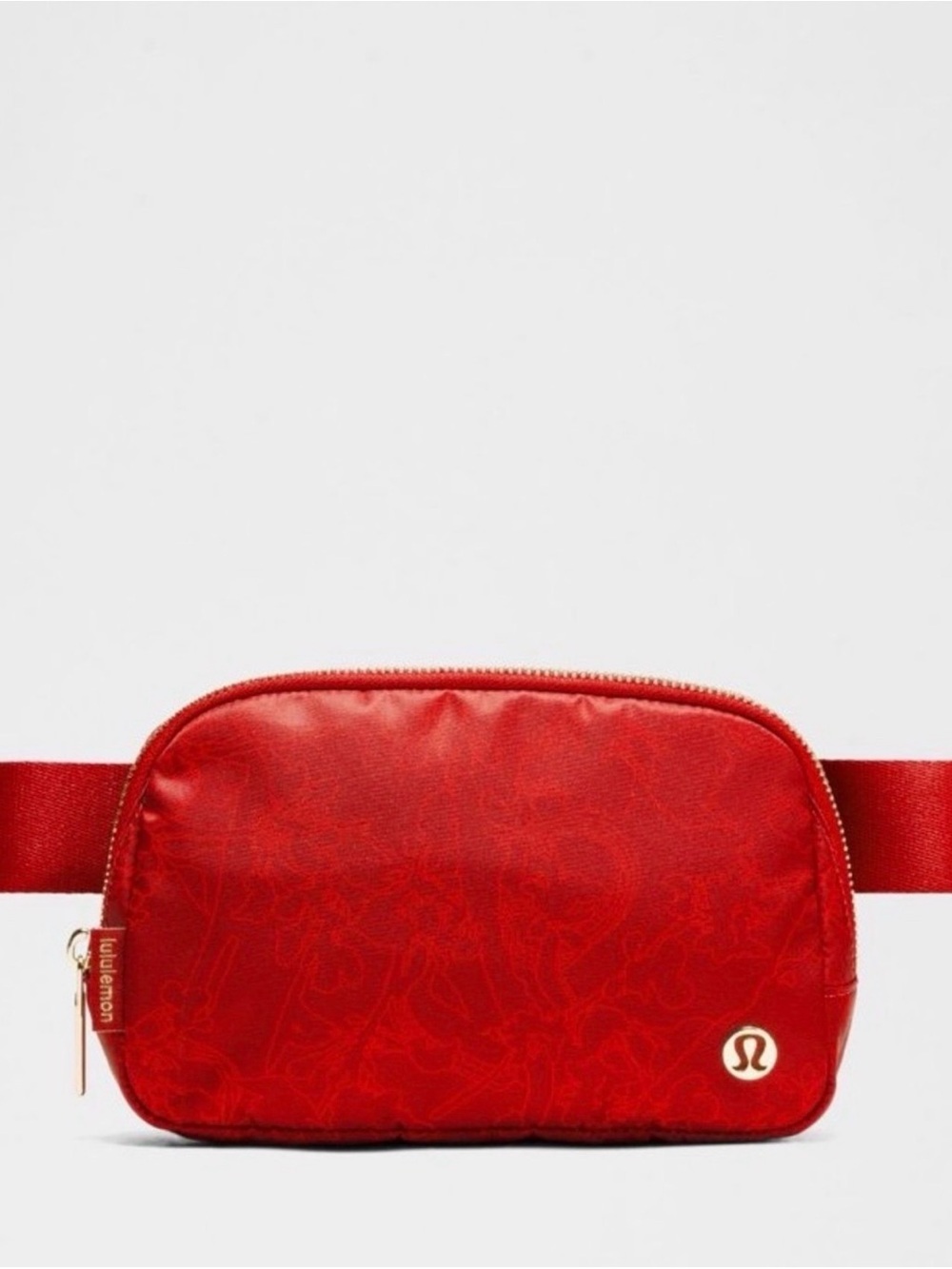 Lululemon Everywhere Belt Bag Year of the Snake Red Gold NWT 1L